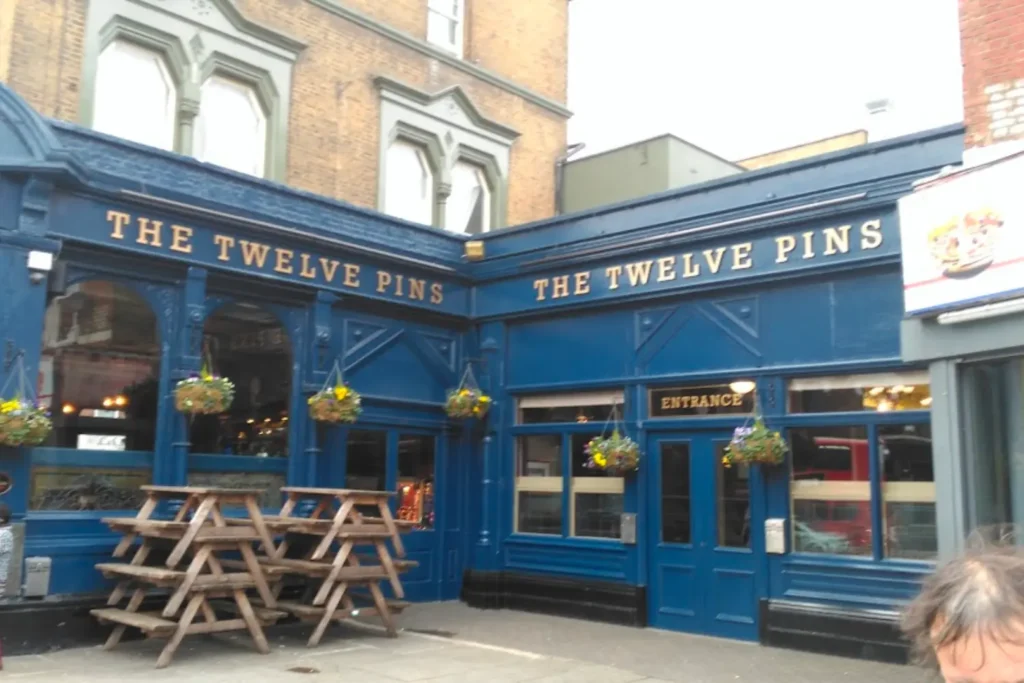 outside of the twelve pins