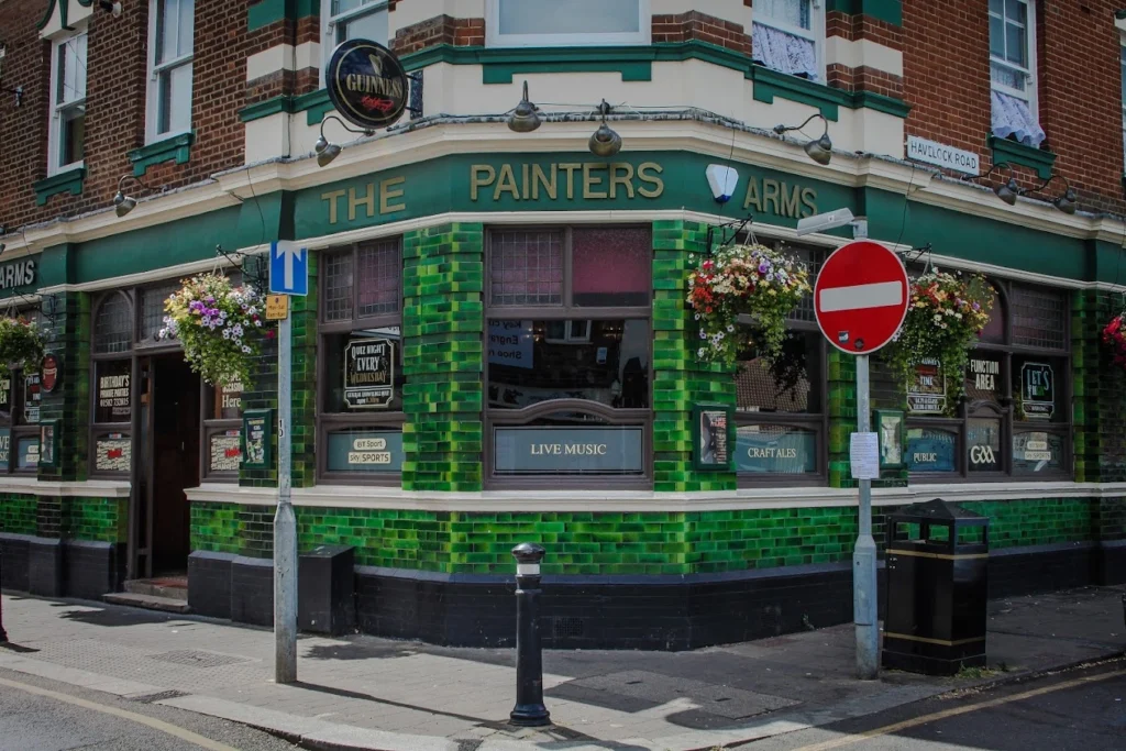 the painters arms outside