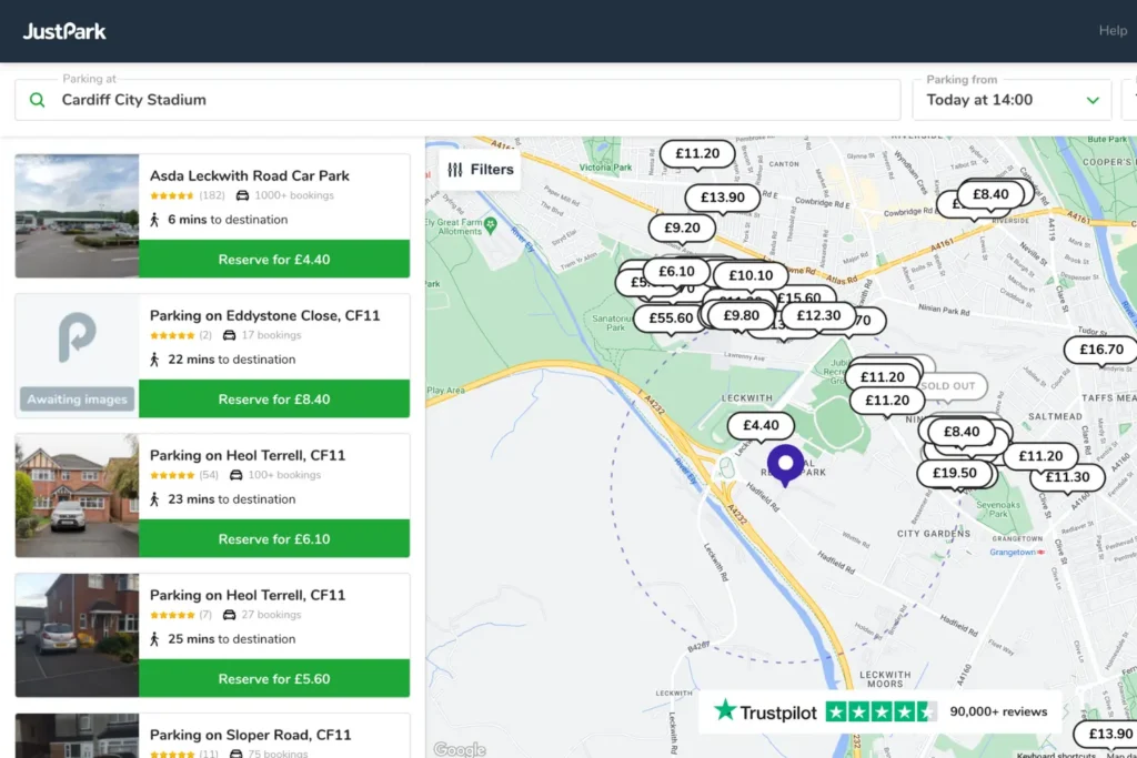 Cheap Parking for Cardiff Garage, Culver City Parking